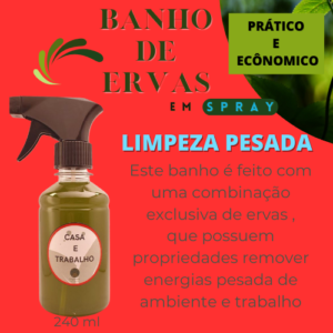 Banho de Ervas limpeza Pesada