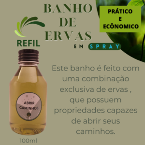 Banho de Ervas - Abri-Caminhos refil