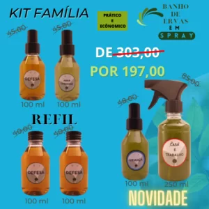 kit Família Banho de Ervas