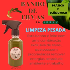 Banho de Ervas limpeza Pesada